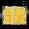 Fortuna Cat Car Sticker Creative Personality Electric Motorcycle Masking Scratches Waterproof Reflective Car Stickers