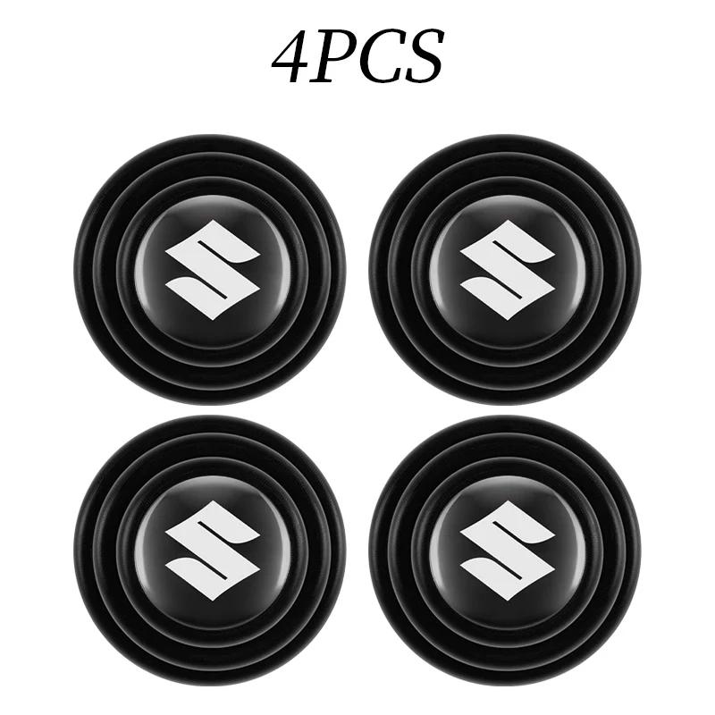 

Car Door Shock Absorber Buffer Protective Stickers Soundproof Rubber Pads Accessories for Suzuki S Logo