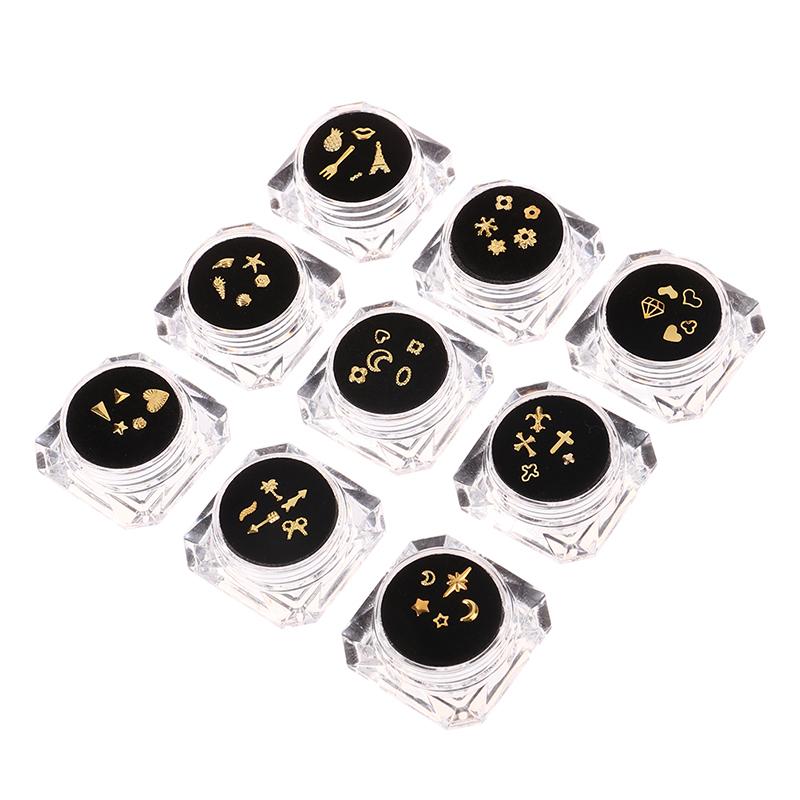 5Pcs/Box Dental Diamond Crystal Teeth Studs Metal Tooth Ornaments Tooth Gems Jewelry Tooth Decoration