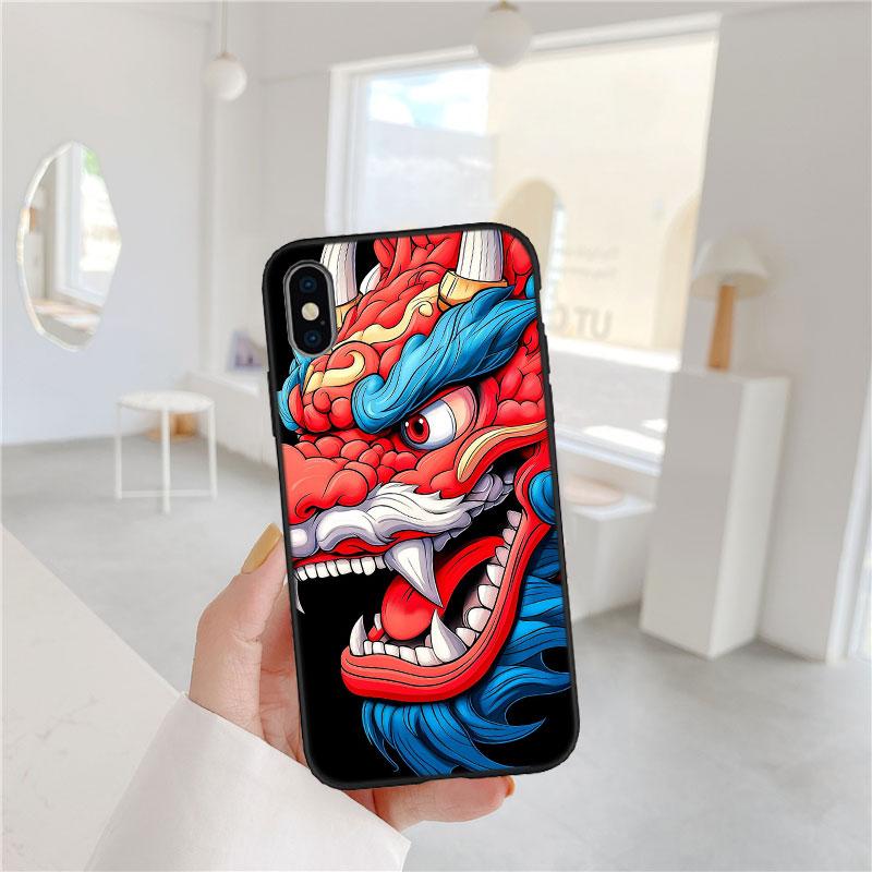 AQ28 Chinesischer Drache Weiche Hülle für Redmi Note 8 9 Pro Max 9S 9T 9C NFC 8T 8A S2 10A A4