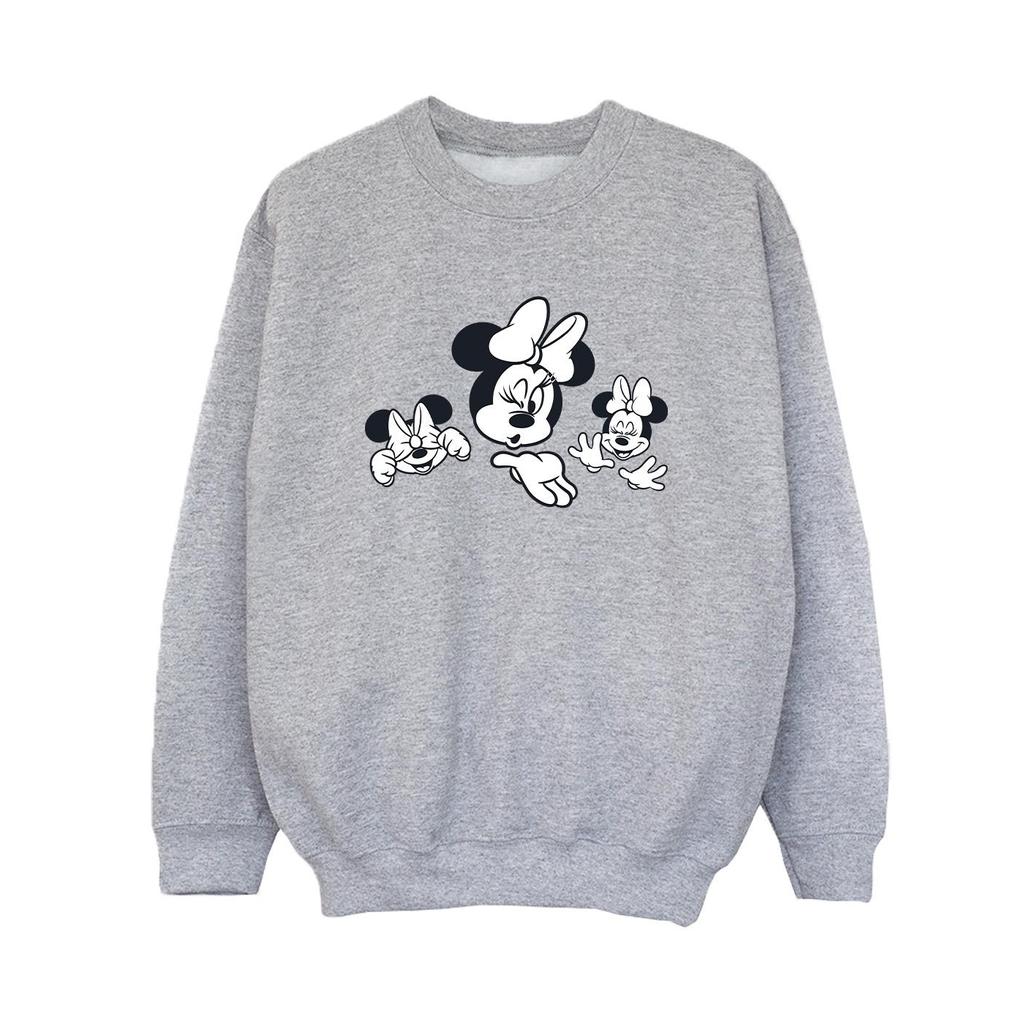 Disney Boys Minnie Mouse Three Faces Sweatshirt
