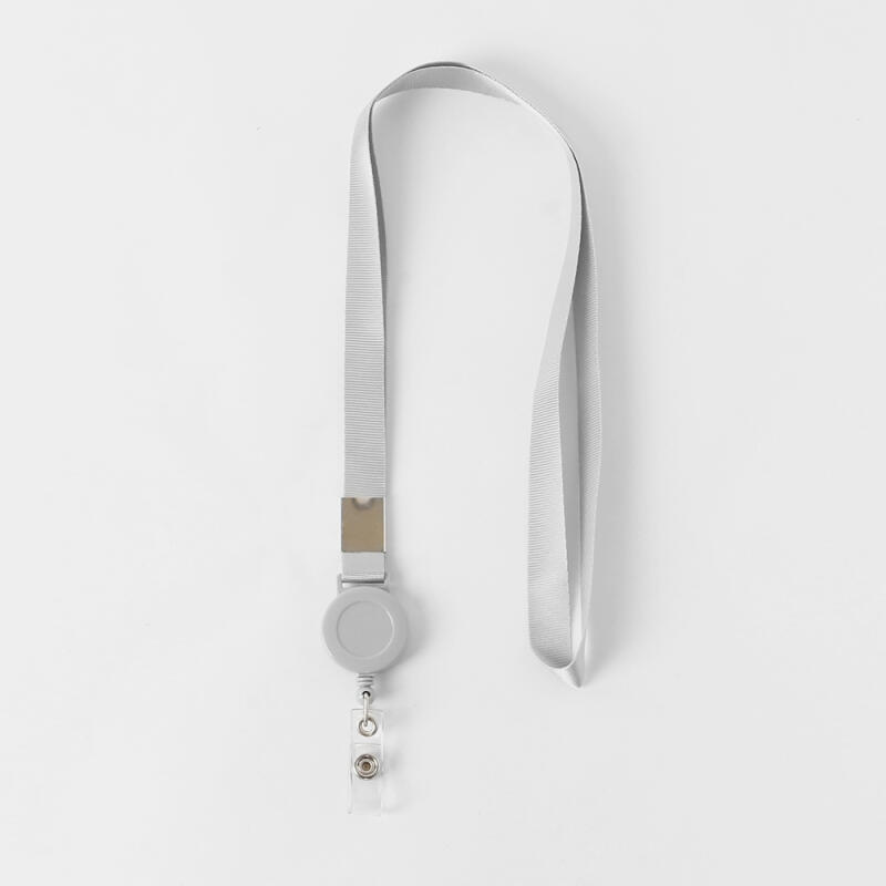 Employee ID Reel Holder Necklace (Gray)