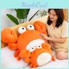 Cartoon Crab And Lobster Plush Pillow With Pp Cotton Filling For Kids Sleep And Relaxation
