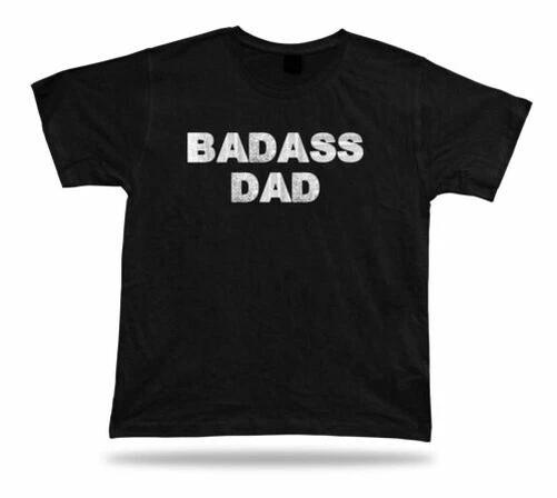 Badass Dad Awesome Groom best Ever T shirt super Gift Idea birhday present Tee XL