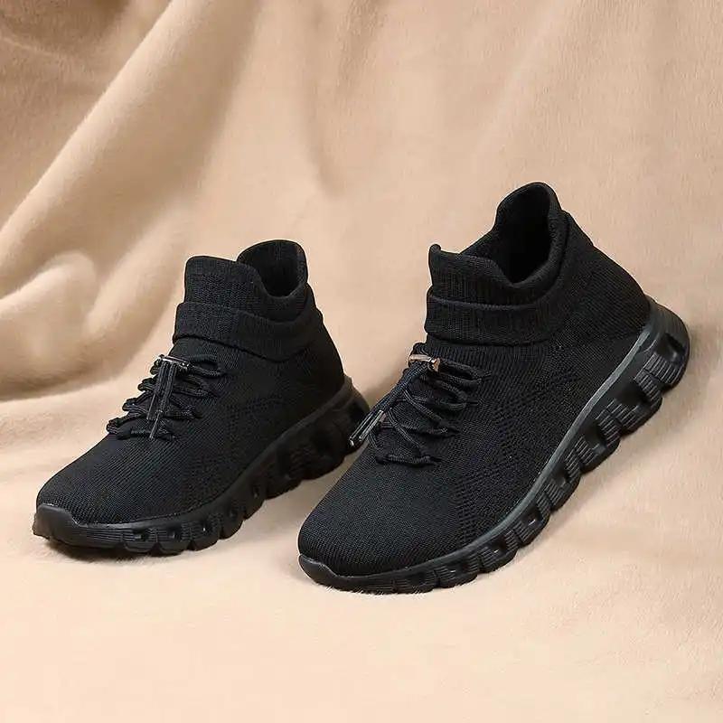 Fashion Hi Tops Mocasin Spring Boots Large Size Tennis Transparent Sneakers Sports Shoes For Women Brand Imported Tenismasculine