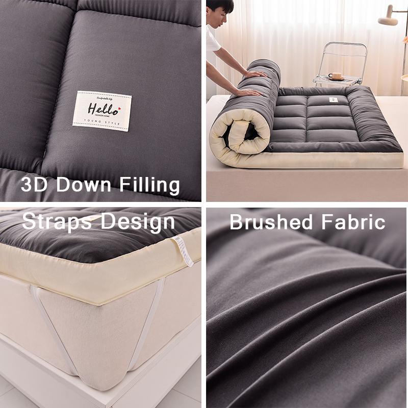 2026 New Foldable Thicken Fluffy 8cm Mattress Toppers Queen Four Seasons Soft ,Mattress Pad,Tatami Mat Japanese Futon Mattress