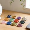 Yousheng Natural Stone Conch Shell Figurine Healing Stone Ocean Ornament Boho Beach Polished Natural Gemstone Gifts for Men Women