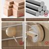 No-Punch Key Storage Rack Wall Mounted Clothes Coat Hooks Door Rear Hooks  Living Room
