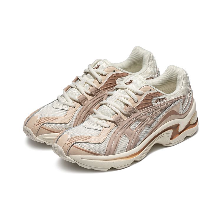 Asics Gel-Preleus Fabric Retro Low-Top Lifestyle Sneakers Women Sneakers White Lotus-Pink 1201A838-103