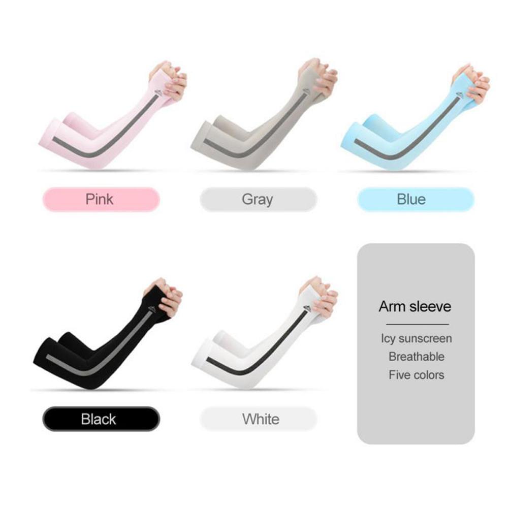 Dry Anti-slip Arm Warmer UV Sun Protect Cycling Arm Sleeves Sunscreen Sleeve Ice Silk Sleeve