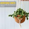 Zipelo Car Rear View Mirror Accessories, Crochet Cute Potted Plants Hanging Handmade Knitted Decor for Women Men, Woven Cute Charms Ornament Pendant,