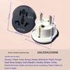 Chunky Pin Multi-Standard Converter Plug: German, European, Thai, Korean, Vietnamese, French, and Bali Standards Compatible.