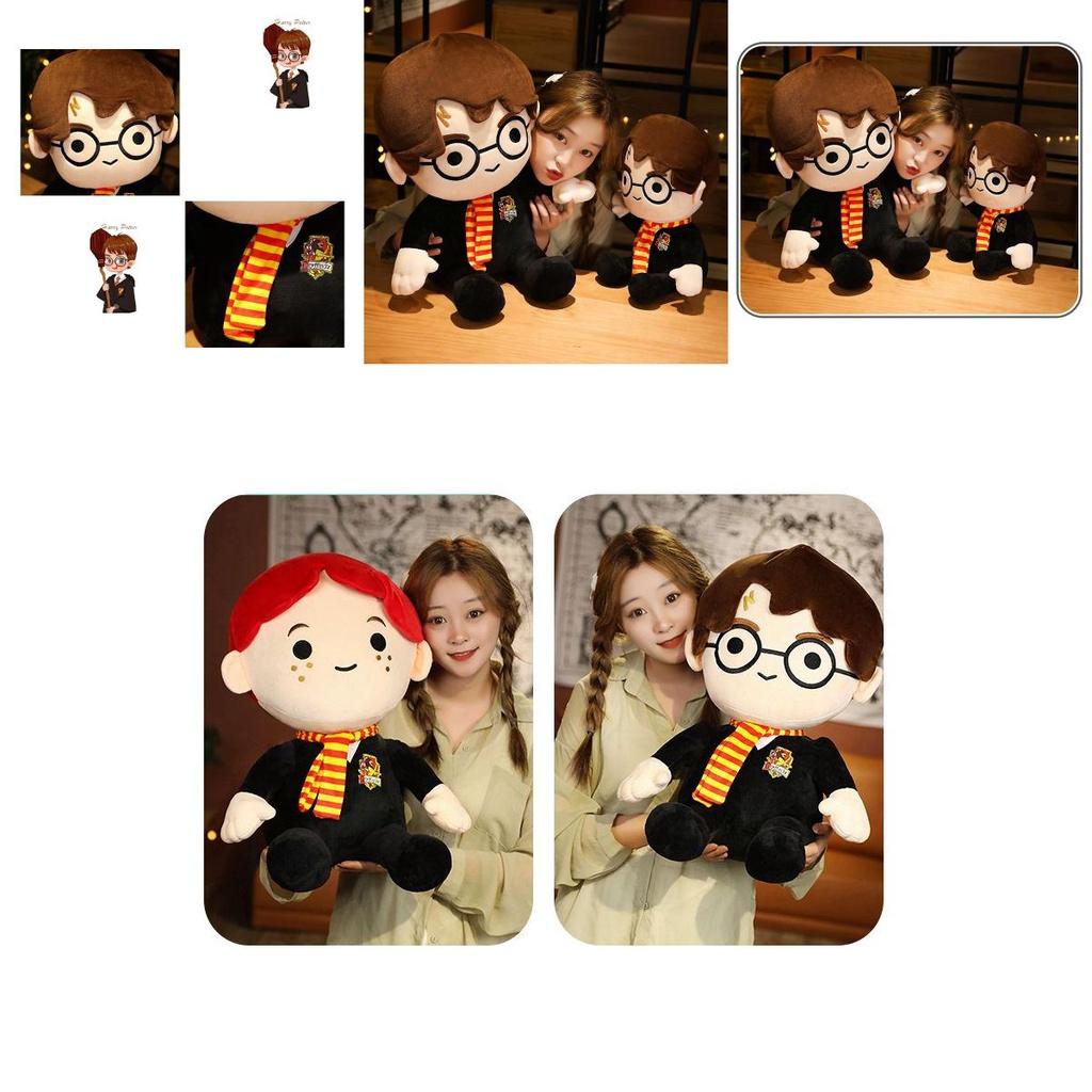 Potter Harry Ron Weasley Plush Toys Kids Stuffed Dolls Home Decor Cushion Sofa