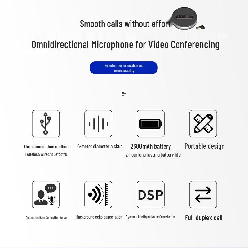 HongShiDao HSD-TZ1W 4K Wireless Video Conference System (CN version)