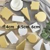 50 Pcs Set Golden Silver Chocolates Mousse Mat Bottom Foam Cake Base Boards Paper Shape Dessert Christmas Cake Decoration Tools