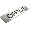 Office Sign, Plastic Plate Sign for Business Room, Easy Tallation Door or Wall, 8.5x2 Inch