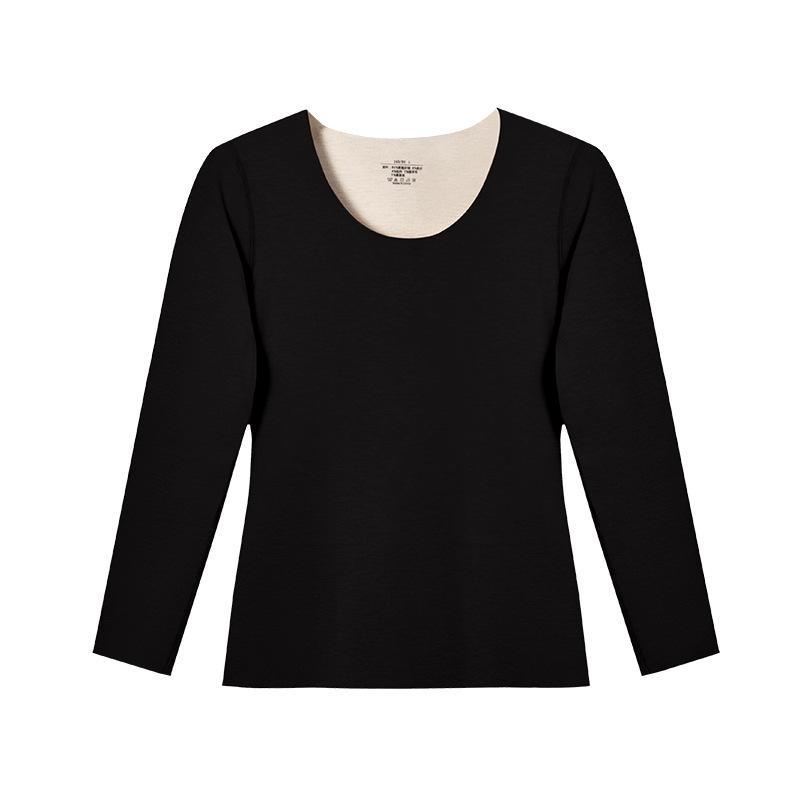 Women's Seamless Thermal Underwear: Thick, Velvet-Lined for Autumn and Winter