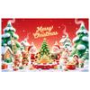 Christmas Decoration Banner Lightweight Material Merry Christmas Banner Christmas Banner Santa Claus Pattern For Home Decoration