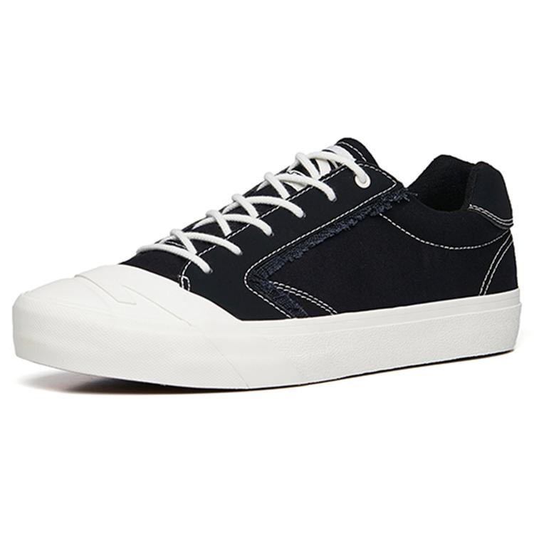 Anta Life Collection Slip Resistant Abrasion Resistant Slip Resistant Abrasion Resistant Low top Canvas Shoes Men's 112228077S-2