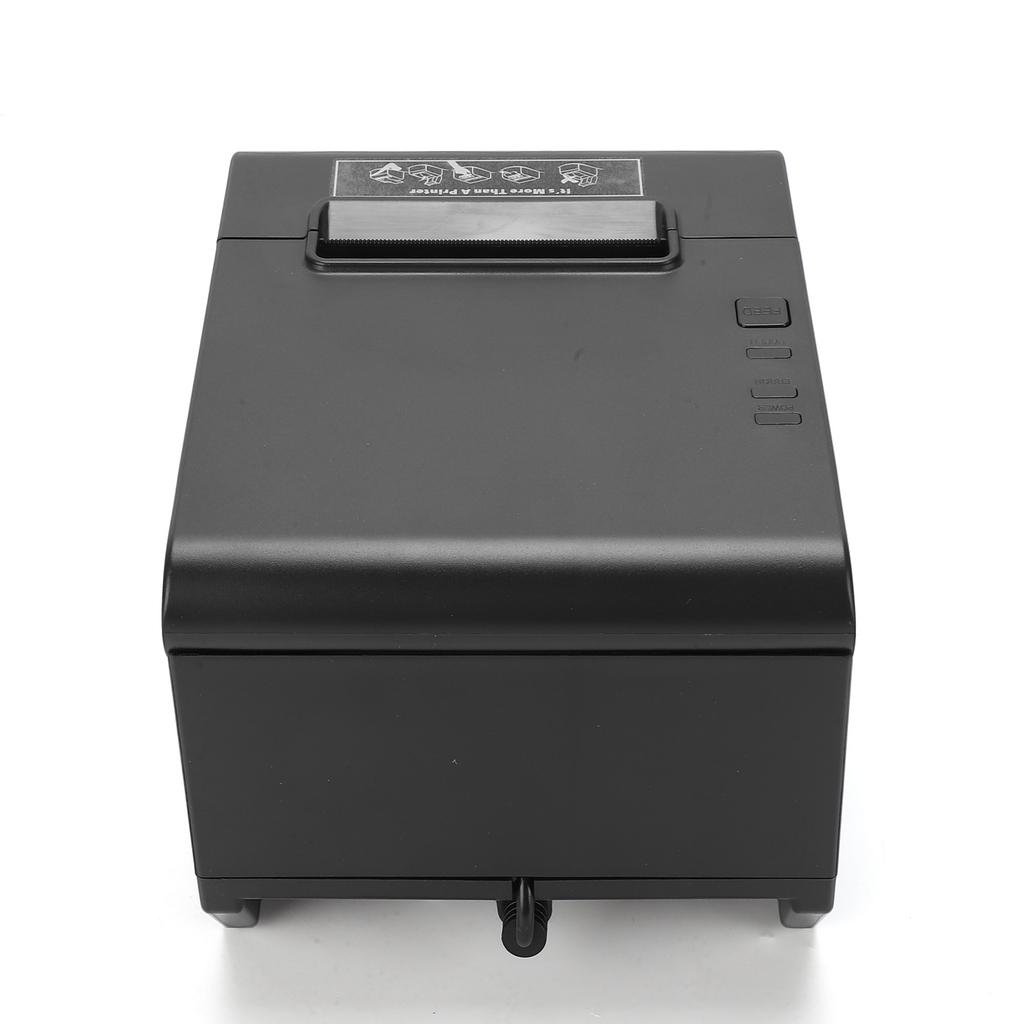 80mm Thermodrucker für Kassenbons Desktop-Drucker mit Automatikschneider Hohe Geschwindigkeit 260mm/s USB+WIFI Unterstützung Wandmontage