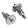 2PCS Bike Crank Arm Cap Spanner Pin Stainless Steel Bike Pin Spanner Wrench Spare Screws for