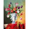 5d Diy Diamond New Painting Fresh Flower Diamond Embroidery Vase Cross Stitch Full Round Drill Home Decor Manual Art Gift
