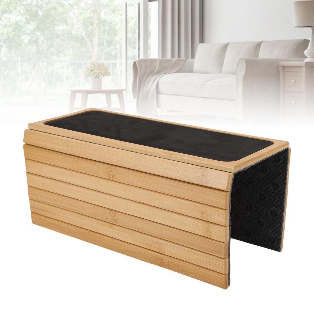 Couch Arm Tray Table Flexible Foldable Anti Slip Couch Phone Holder Tray Sofa Armchair Table for Remote Snacks