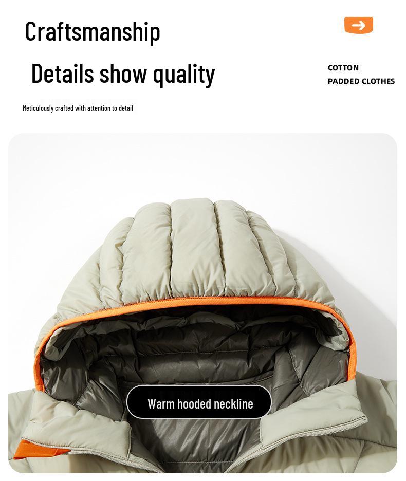 2025 New Style Lightweight Warm Winter Down Jacket – White Duck Down, Loose Fit, Thickened Puffer