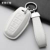 Leather Car Key Case Cover Shell For Great Wall Haval Jolion  H6 H7 H4 H9 F5 F7 F7X F7H H2S Gmw Dargo Protected Keychain Fob