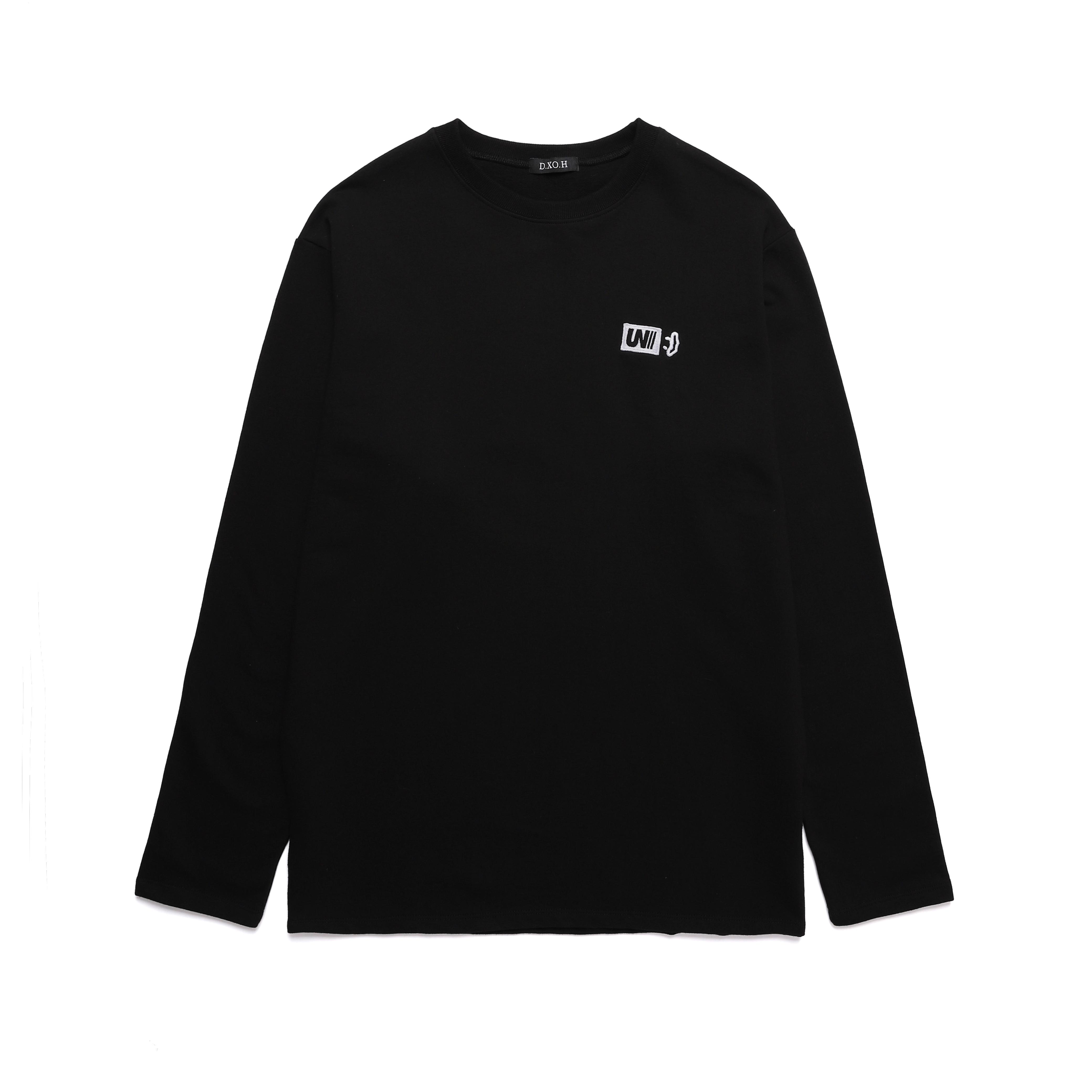 D So H Basic Logo Long Sleeve [Black] Black/Free