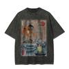 T-shirt en coton imprimé anime style streetwear homme été tendance décontracté