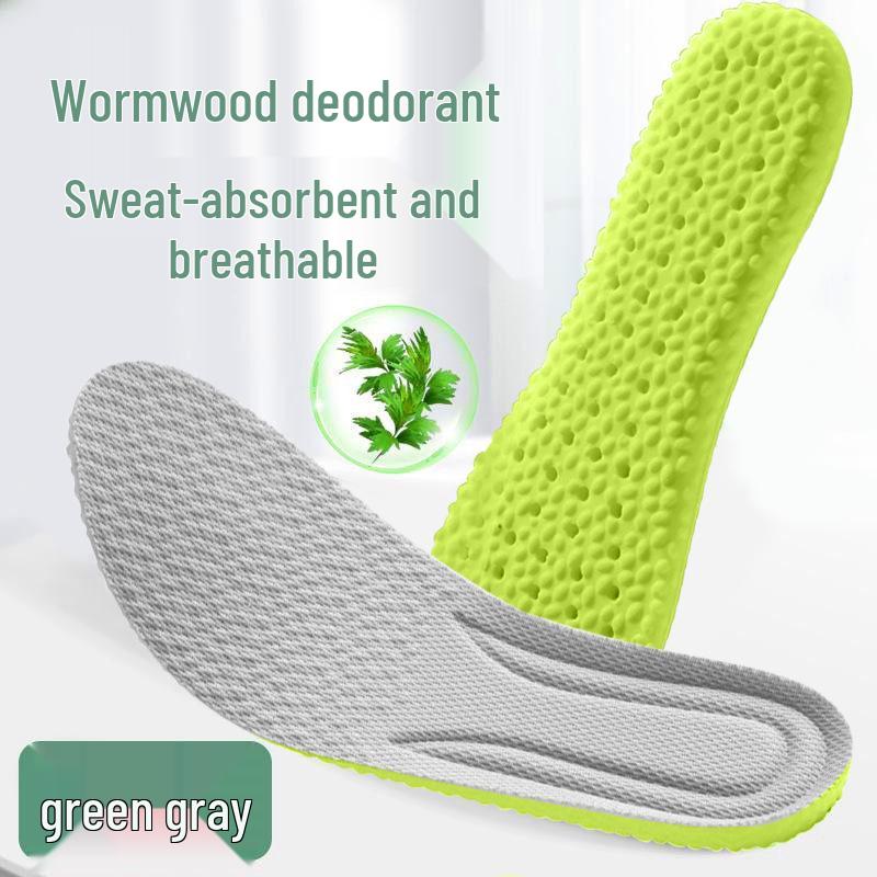 Odor-Resistant, Shock-Absorbing Insoles: Sweat-Absorbent and Deodorizing for Men and Women – Perfect for Long Standing and Military Training.