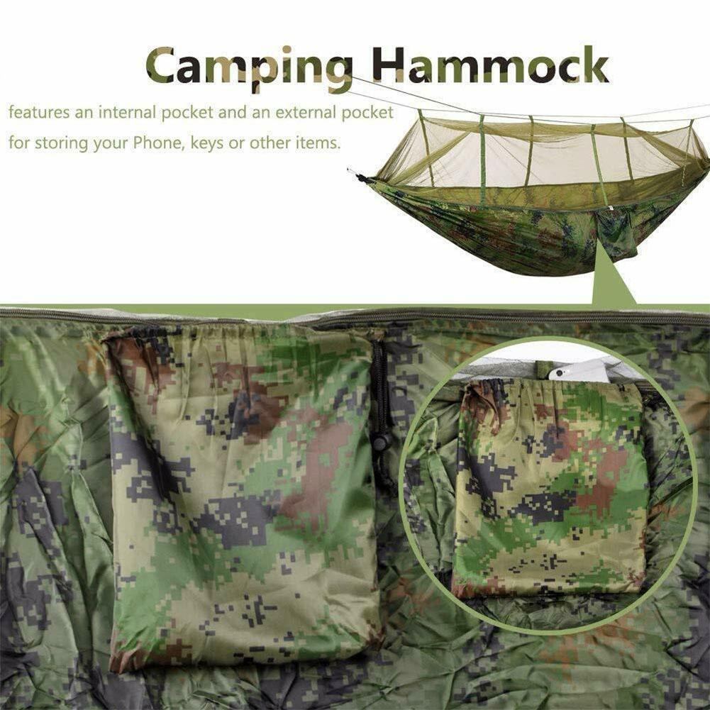 Outdoor Double Mosquito Net Hammock Camping Hanging Bed Swing Chair