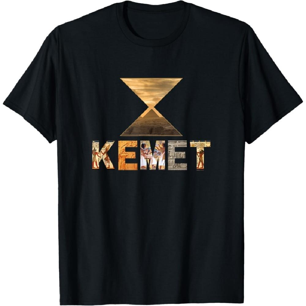 

Ancient Kemet Heritage Egyptian Pyramid T-Shirt S