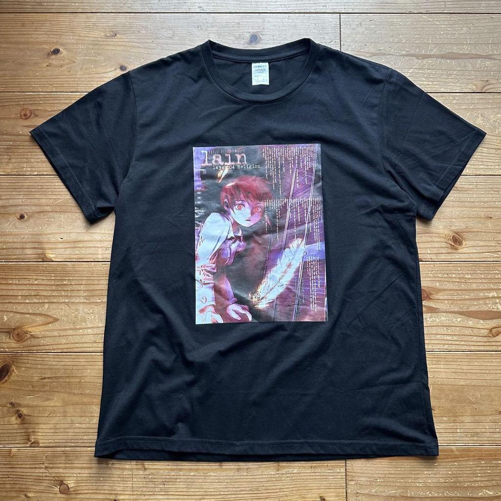 [USED] Rare Serial Experiments Lain anime T-shirt