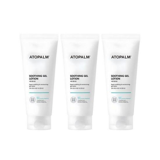 ATOPALM Soothing Gel Lotion Lightweight Hydration & Cooling Care 200ml x 3