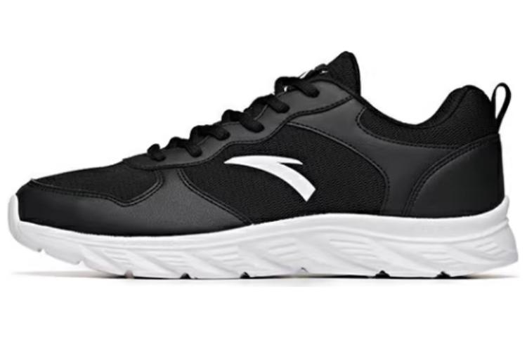 Men's Sneakers Anta Slip Resistant Low Top Running Shoes Men's Black White