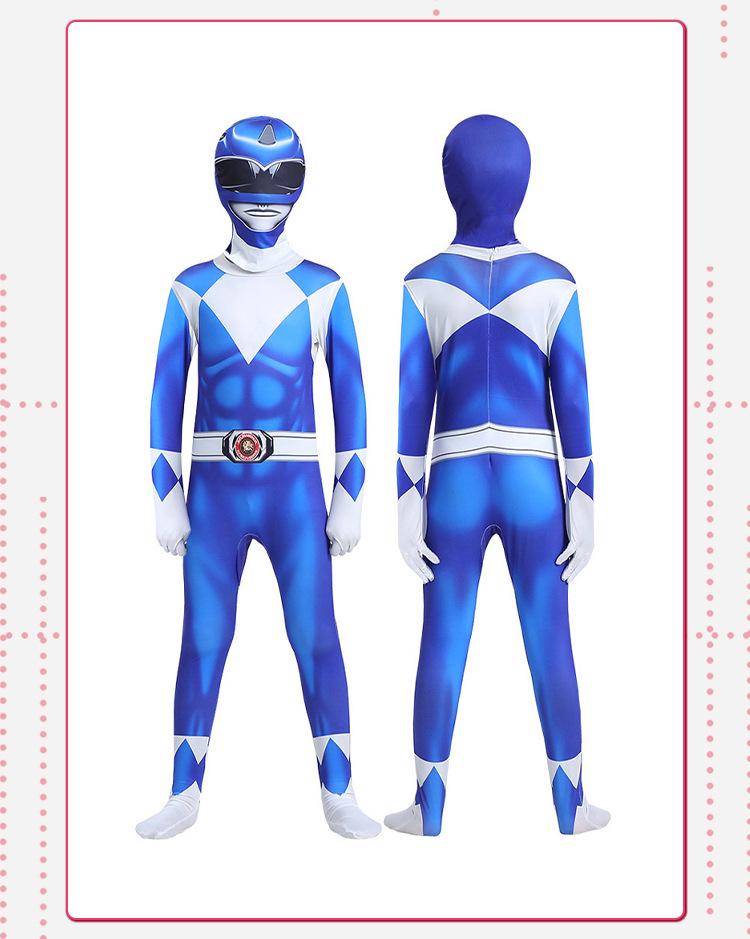 Children's Dinosaur Squadron Cosplay Jumpsuit - Halloween Party & Performance Costume