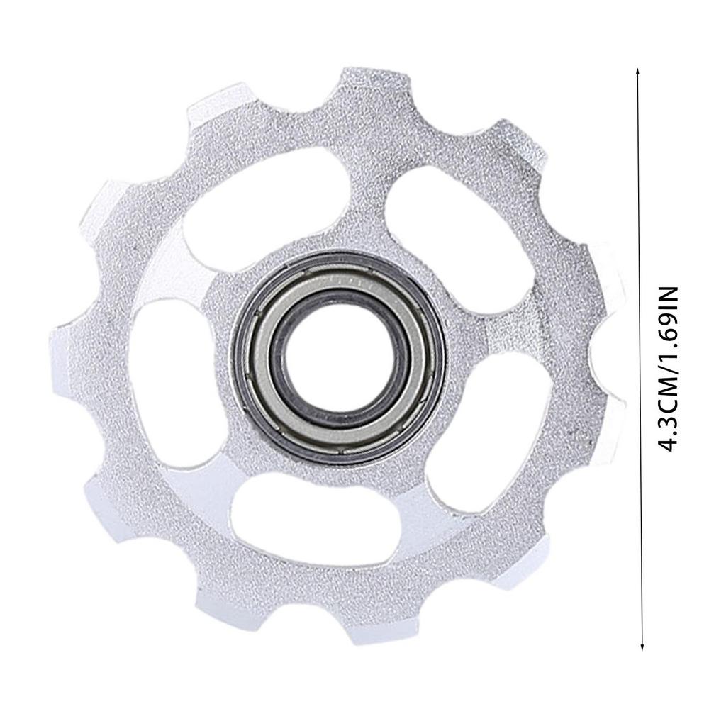 11T Bicycle Rear Derailleur Wheel Ceramic Bearing Pulley Road Bike Guide Roller Idler for Road Mountain Bike Pulley Wheel