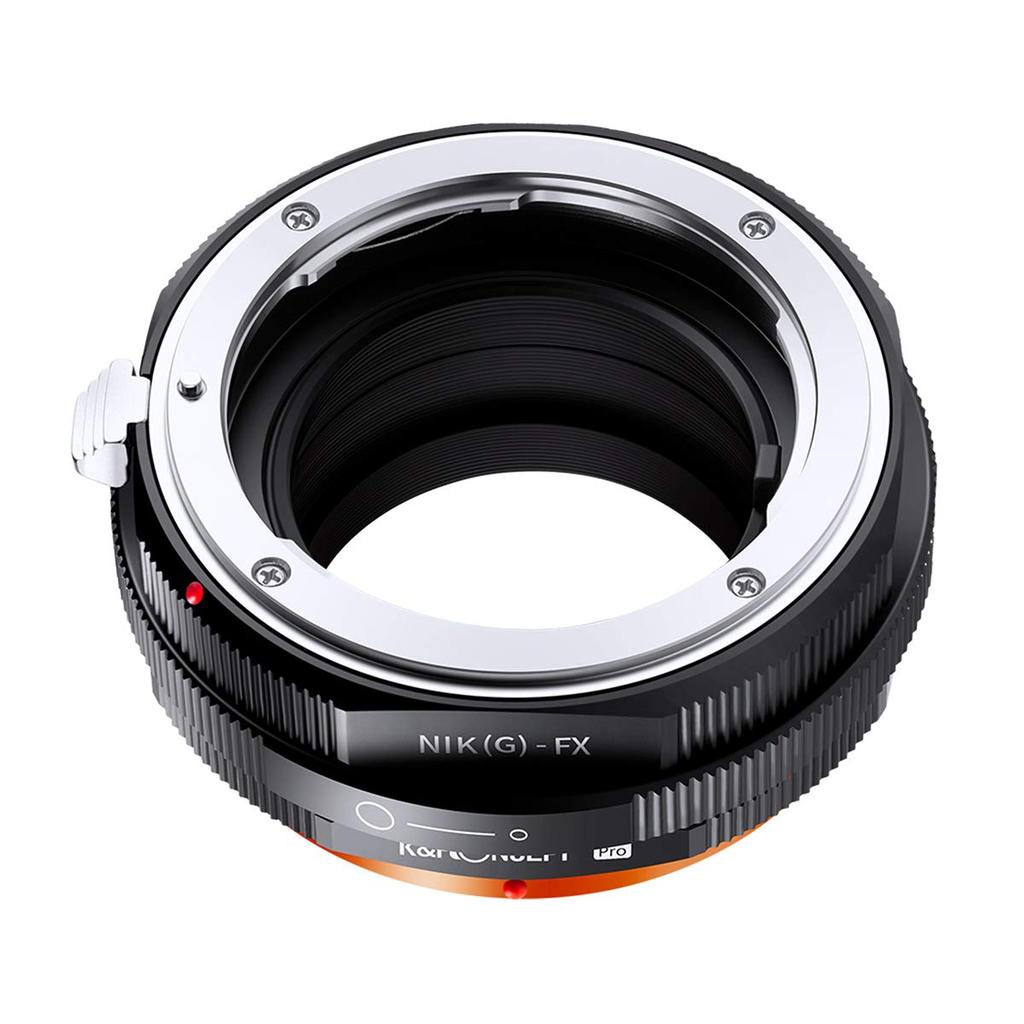 Concept P Series Lens Mount Adapter Lenses To Fujifilm with Aperture Ring K&F KF-NGX.P (Nikon F-Mount (G-Type Compatible) X-Mount)