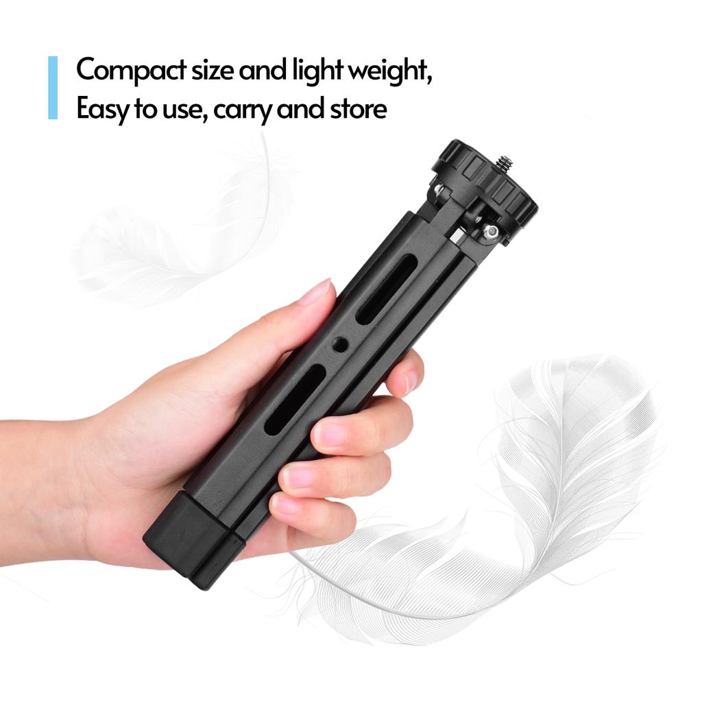 Tabletop Folding Tripod Aluminum Alloy With 1/4 Screw Mount Function Leg Design for DSLR Camera