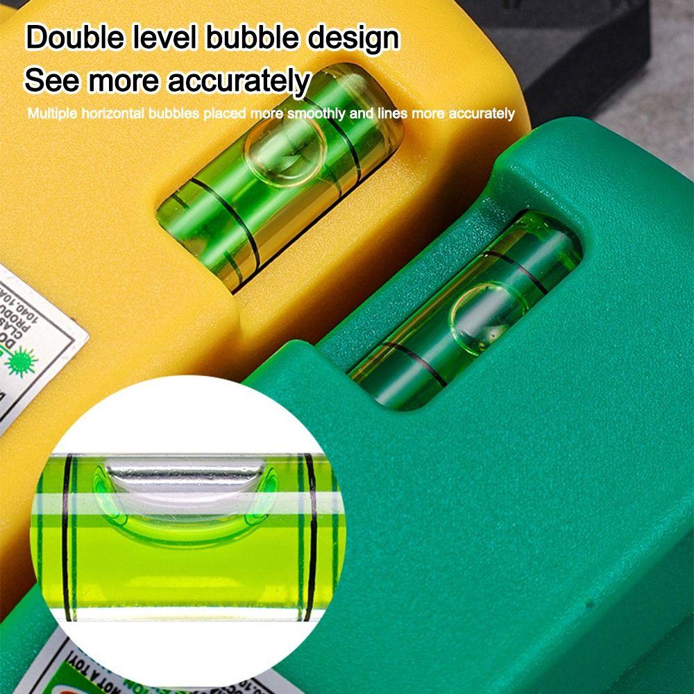 Portable 90° Infrared Laser Level Rechargeable High Accuracy Level Tool Laser Measurement Tool