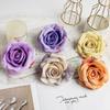 Artificial Flowers Silk Roses Wedding Holiday Supplies Festival Decorations Diy GiftBox Headwear Handicraft Home Room Ornamenets