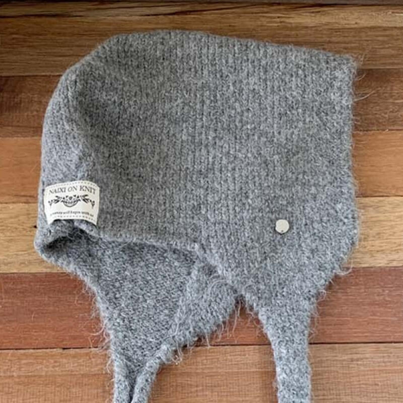 

Women s Winter Knit Bonnet Earflap Hat white