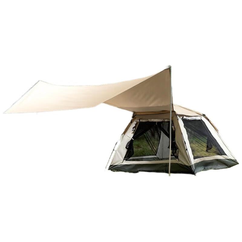 Hanle Meitu Automatic Pop-Up Camping Tent with Sun Canopy