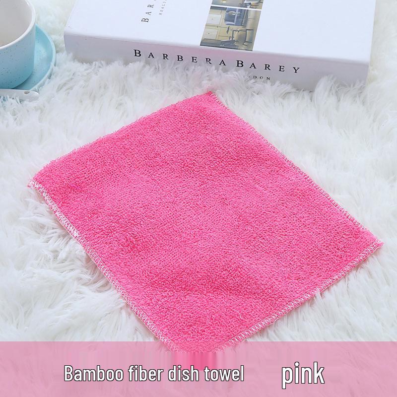 Bamboo Fiber Non-stick Kitchen Dishcloth - Oil Removal & Absorbent