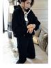 Plus Size Women's Hooded Casual Sport Set - Autumn/Winter Fashion Sweatshirt Two-Piece