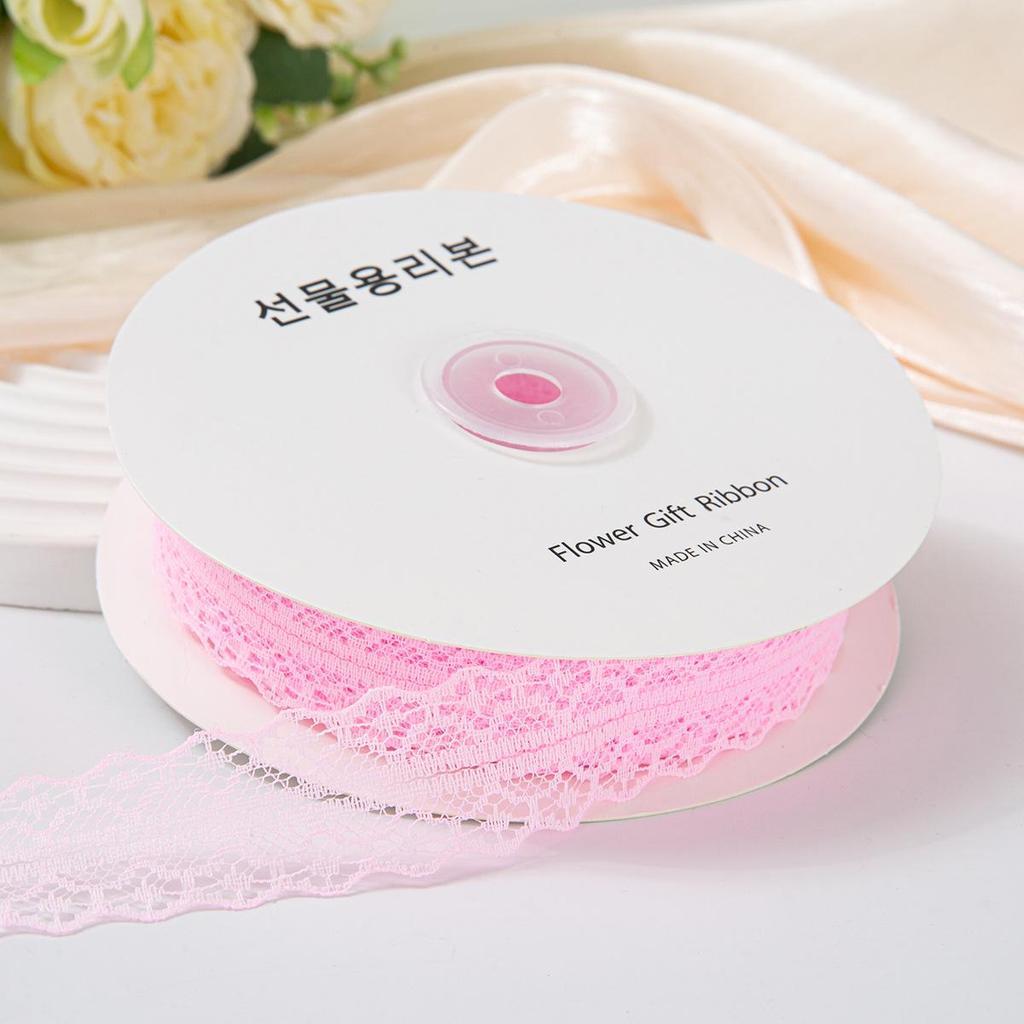 50-Yard Lace Ribbon with Rose and Butterfly Design for Cake Decoration and DIY Arts