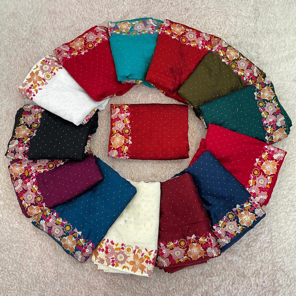 stylish unick and party wear special collation, ,Blouse (Need To Be Stitched As Per Size And Fit)