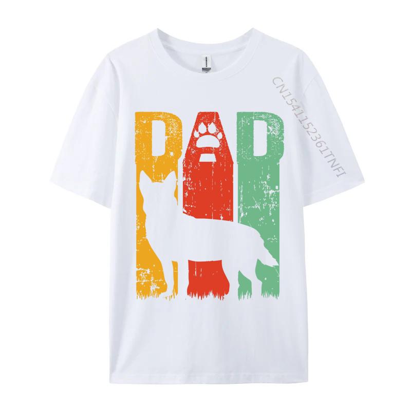 Paw Australian Cattle Dog Tshirt Cotton Soft Graphic Print Tees Classic Simple Style Men Tops T Shirt S